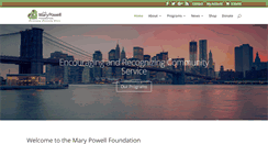 Desktop Screenshot of marypowellfoundation.org